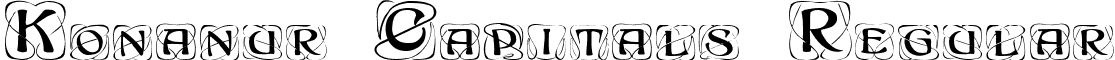 Konanur Capitals Regular font - kok_____.ttf