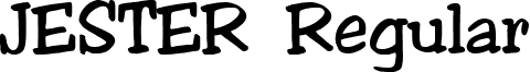 JESTER Regular font - jesterb_.ttf