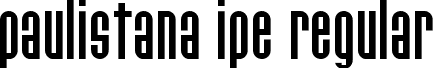 Paulistana Ipe Regular font - PaulistanaIpe-Regular.ttf