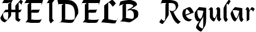 HEIDELB Regular font - heidelb_.ttf