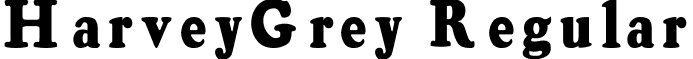 HarveyGrey Regular font - harveygr.ttf