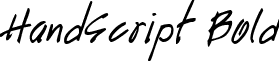 HandScript Bold font - handsb.ttf