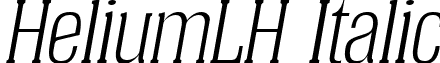 HeliumLH Italic font - heliumlh italic.ttf