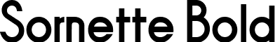 Sornette Bold font - Sornette Bold.ttf