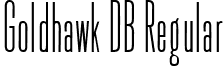 Goldhawk DB Regular font - goldhawk-regular db.ttf