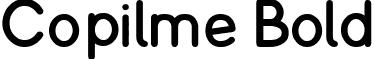 Copilme Bold font - COPILME_B.ttf