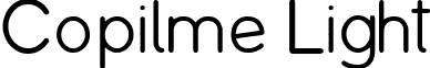 Copilme Light font - COPILME_L.ttf