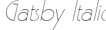 Gatsby Italic font - gatsbyi.ttf