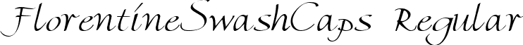 FlorentineSwashCaps Regular font - florntsc.ttf