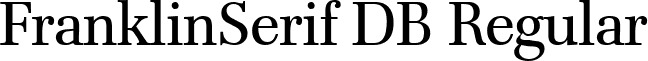 FranklinSerif DB Regular font - franklinserif-regular db.ttf