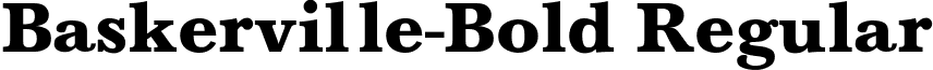 Baskerville-Bold Regular font - baskvlb.ttf
