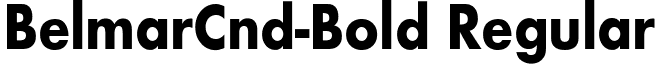 BelmarCnd-Bold Regular font - belmcb.ttf