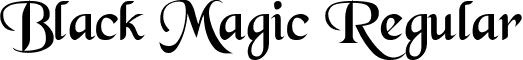 Black Magic Regular font - black_magic.ttf