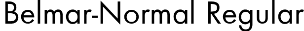 Belmar-Normal Regular font - belmn.ttf