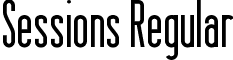 Sessions Regular font - Sessions.ttf