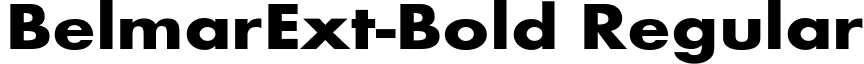 BelmarExt-Bold Regular font - belmeb.ttf