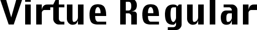 Virtue Regular font - virtue.ttf