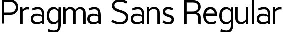 Pragma Sans Regular font - Pragma Sans3.ttf