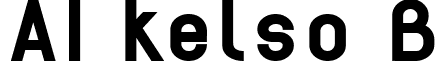 AI kelso B font - AIKELSO-B.TTF