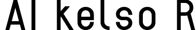 AI kelso R font - AIKELSO-R.TTF