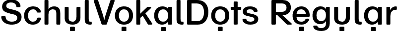 SchulVokalDots Regular font - SCHUVD__.TTF