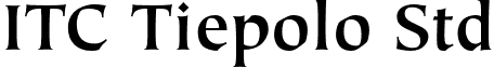 ITC Tiepolo Std font - TiepoloStd-Bold.otf