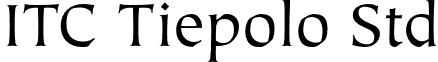 ITC Tiepolo Std font - TiepoloStd-Book.otf