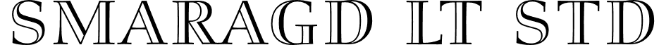 Smaragd LT Std font - SmaragdLTStd.otf