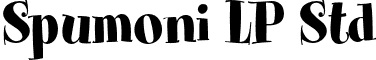 Spumoni LP Std font - SpumoniLPStd.otf