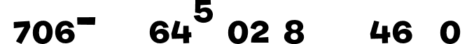 Shag-LoungeFractions Regular font - Shag-LoungeFractions.otf