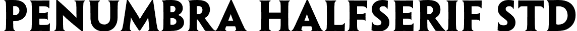 Penumbra HalfSerif Std font - PenumbraHalfSerifStd-Bold.otf