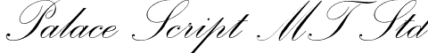 Palace Script MT Std font - PalaceScriptMTStd.otf