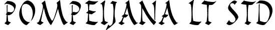 Pompeijana LT Std font - PompeijanaLTStd-Roman.otf