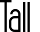 Tall & Lean font - Tall & Lean.ttf