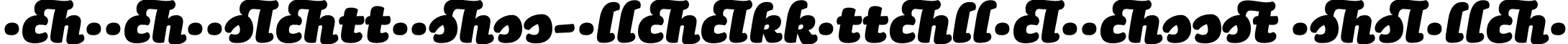 SaunaLigatures-BlackItalicSwash Regular font - SaunaLigatures-BlackItalicSwash.otf