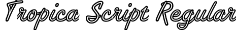 Tropica Script Regular font - TropicaScriptPlain.otf