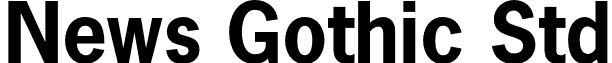 News Gothic Std font - NewsGothicStd-Bold.otf