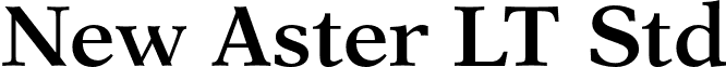 New Aster LT Std font - NewAsterLTStd-SemiBold.otf