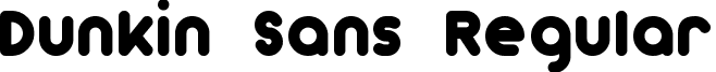 Dunkin Sans Regular font - Dunkin Sans.otf