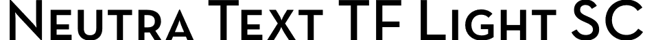 Neutra Text TF Light SC font - NeutraTextTF-DemiSC.otf