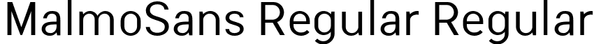 MalmoSans Regular Regular font - MalmoSans-Regular.otf