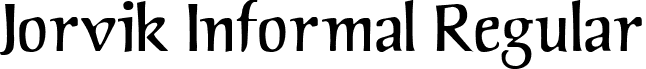 Jorvik Informal Regular font - jorvik.TTF