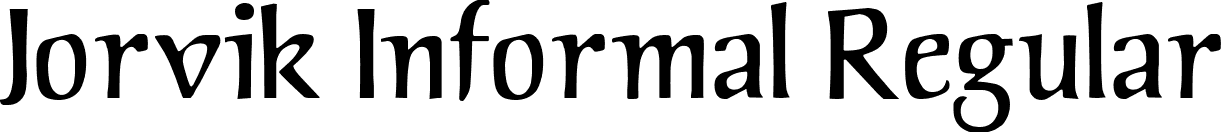 Jorvik Informal Regular font - Jorvik_.TTF