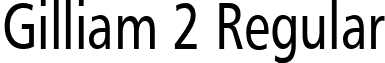 Gilliam 2 Regular font - Gilliam 2.ttf