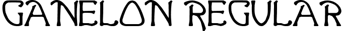 Ganelon Regular font - Ganelon.ttf