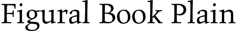 Figural Book Plain font - FiguralBookPlain.otf