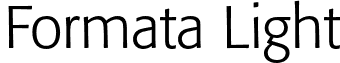 Formata Light font - Formata-Light.otf