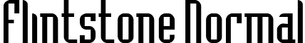 Flintstone Normal font - Flintstone Normal.ttf