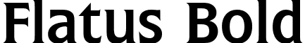 Flatus Bold font - Flatus Bold.ttf