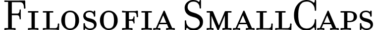 Filosofia SmallCaps font - Filosofia SmallCaps.ttf